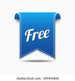 Free Collection Blue Vector Icon Design