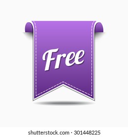 Free Collection Violet Vector Icon Design