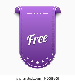 Free Collection Violet Vector Icon Design