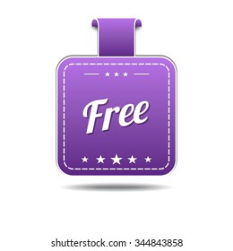 Free Collection Violet Vector Icon Design