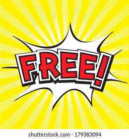 FREE Comic Speech Bubble, Cartoon 