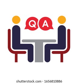 Vector de plantilla de icono de consulta gratuita