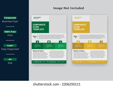 Free Corporate flyer design template