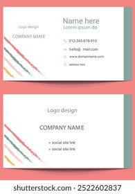 Free custom printable minimalist business cards
