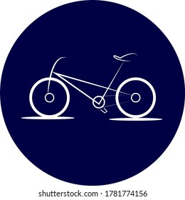 Free cycling area vector Illustration graphic of. Good for bike area designation.