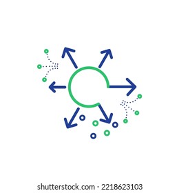 freie dezentrale Rahmensymbole. Monochrome Stilgestaltung aus der Krypto-Währungskollektion. Benutzeroberfläche. Pixel perfekte einfache Piktogramm Umriss dezentralisiert Symbol. Webdesign, Apps, Software, Druckauslastung.