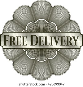 Free Delivery abstract linear rosette