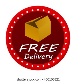 free delivery box package vector