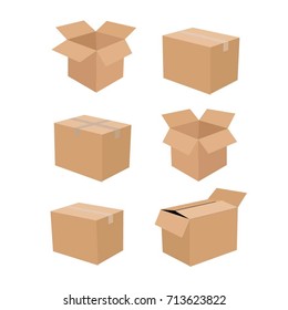 FREE DELIVERY . BOX SYMBOL. VECTOR