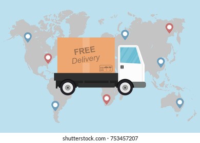 Free delivery concept