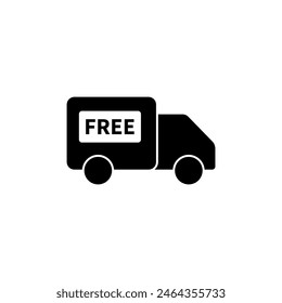 free delivery concept line icon. Simple element illustration. free delivery concept outline symbol design.