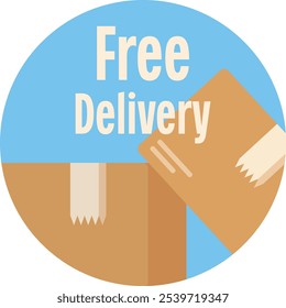 free delivery deliver shipping online shopping marketing ecommerce discount business button banner shop shipment