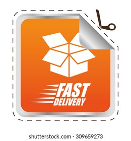 Free delivery design, vector illustration eps 10.