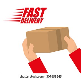 Free delivery design, vector illustration eps 10.