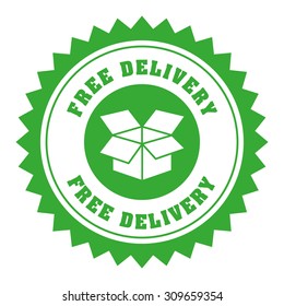 Free delivery design, vector illustration eps 10.