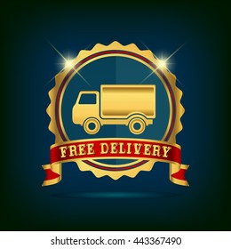 Free Delivery Golden Badge