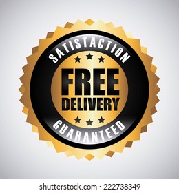 free delivery graphic design , vector illustration
