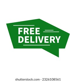 Free Delivery In Green Color And Unique Shape With White Line For Promotion
