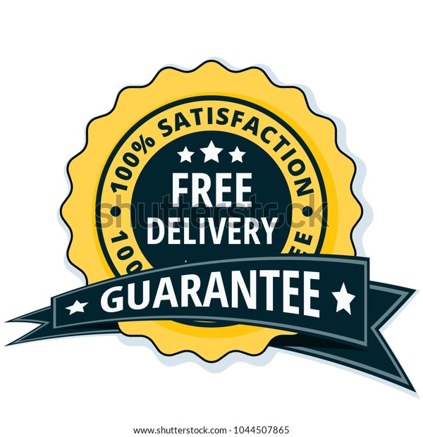 Free Delivery\
Guarantee label\
illustration