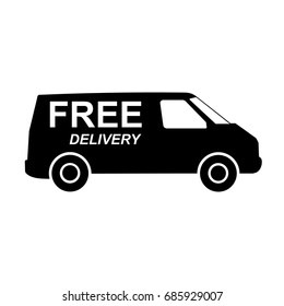 Free delivery icon