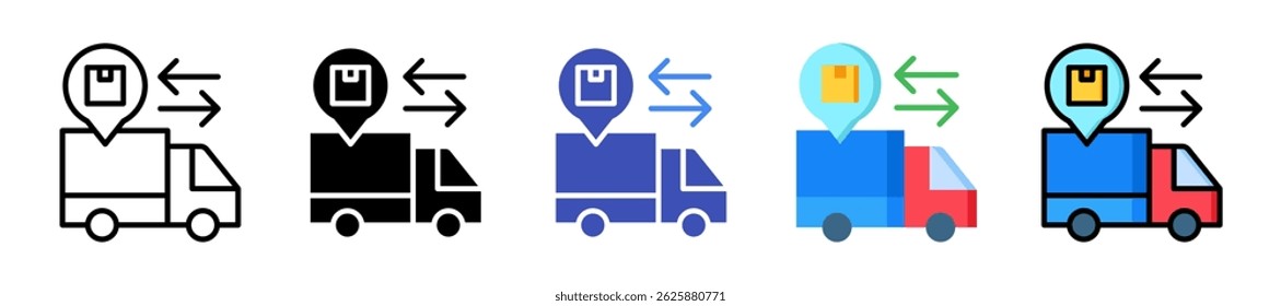Free Delivery Icon Element For Design