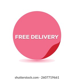 
free delivery icon template background illustration vector design.