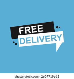 
free delivery icon template background illustration vector design.