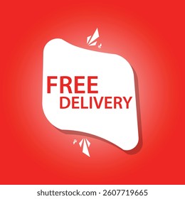 
free delivery icon template background illustration vector design.