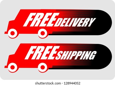 Free Delivery, icon vector