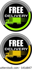 free delivery, icon vector