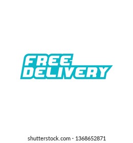 Free delivery icon. Vector illustration