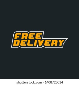 Free delivery icon. Vector illustration