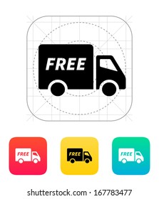 Free delivery icon. Vector illustration.
