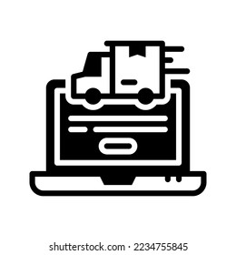free delivery icon vector illustration logo template isolated on white background
