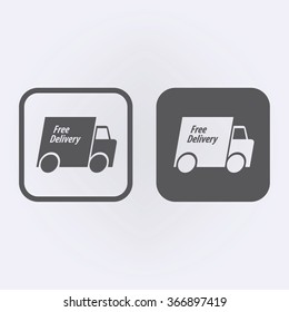 Free Delivery icon . Vector illustration
