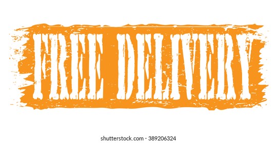 free delivery icon, vector illustration