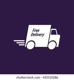 Free Delivery icon . Vector illustration