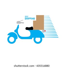 Free Delivery icon, Vector illustration