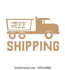 Free Delivery icon, Vector illustration