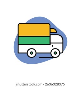 Free Delivery Icon vector stock illustration