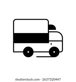 Free Delivery Icon vector stock illustration