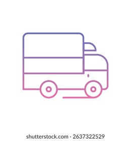 Free Delivery Icon vector stock illustration