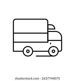 Free Delivery Icon vector stock illustration