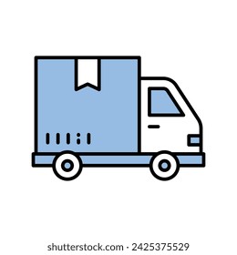 Free Delivery icon vector strock illustration