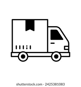 Free Delivery icon vector strock illustration