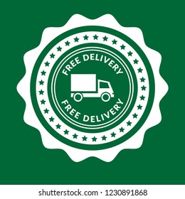 free delivery icon,emblem, label, badge,sticker, logo. Designed for your web site design, logo, app, UI