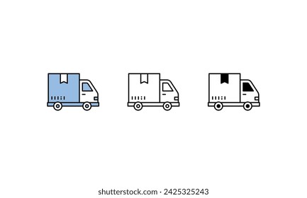 Free Delivery icons vector strock illustration