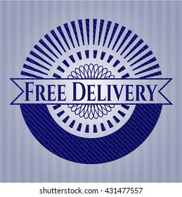 Entrega gratuita con textura jean