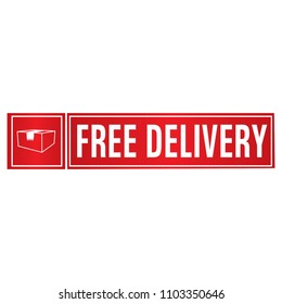 Free delivery label