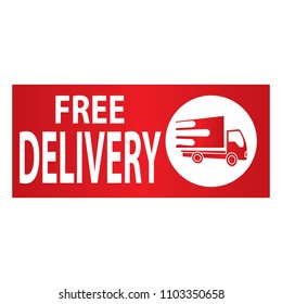 Free delivery label